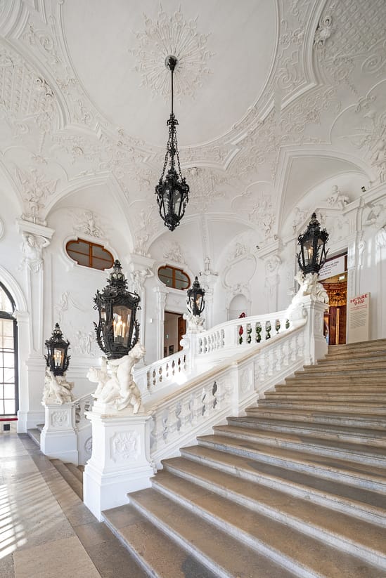 Oberes Belvedere_ Prunkstiege_Johanes Stoll, Wien