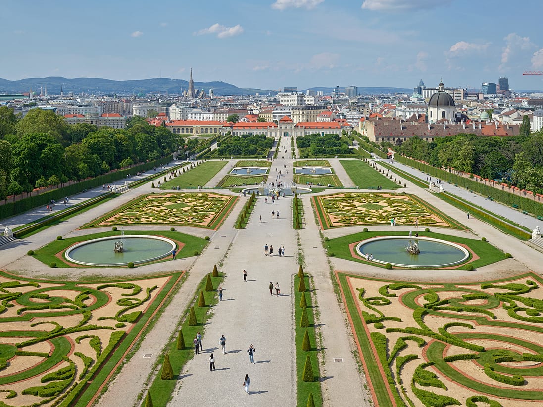 Schlossgarten_Johannes Stoll_Belvedere, Wien